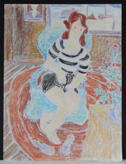 George Colin Pastel Found Paper Collection FIG-34-1-X - Click Image to Close