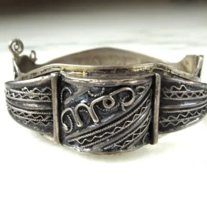 Vintage 800 Fine Silver Hinged Bracelet ETC9378