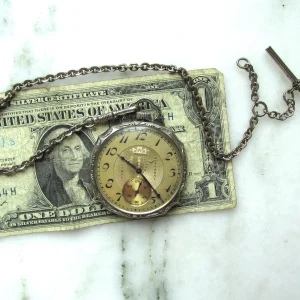 Vintage Antique Elgin Mechanical Art Deco 1914 Pocket Watch ETC10323
