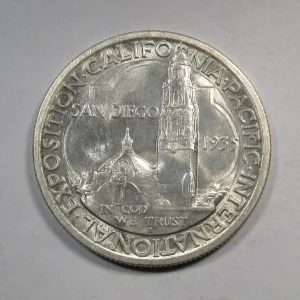 1935 S California-Pacific Expo San Diego Silver Commemorative Half Dollar CH UNC AQ929