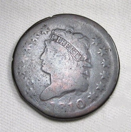 1810 Large Cent S-283 VG Details Coin AN693