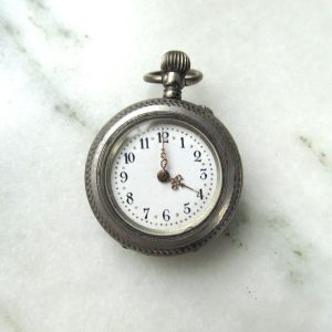 Antique 1860's Swiss Sterling Silver Pendant Watch ETC8963