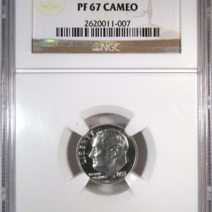 1953 Silver Roosevelt Dime NGC PF67 CAMEO Coin AR831