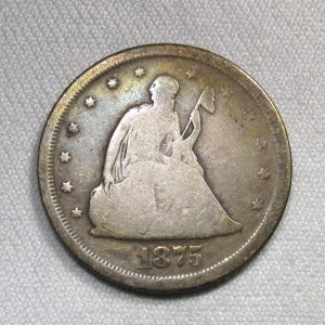 1875-S Silver 20 Cent Piece AS326