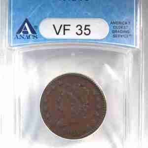 Blue Chip Quality 1812 Classic Head Large Cent ANACS VF35 XX168