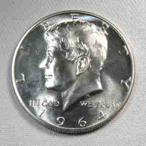 1964 Proof Silver Kennedy Half Dollar Ultra Gem Coin AT468