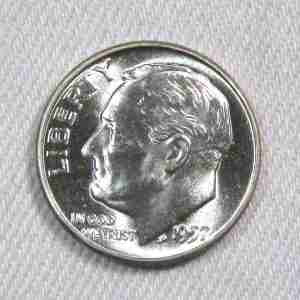 1957 Silver Roosevelt Dime Gem UNC FB Coin AT652