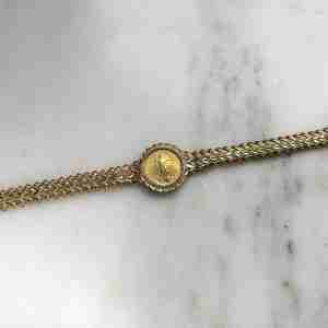 2000 1/10th oz $5 American Gold Eagle Coin in 14K Bracelet Bezel C3433