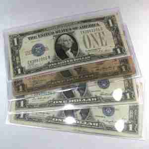 $1 Silver Certificate Type Lot (4 Notes) Funny Back & Hawaii PC910