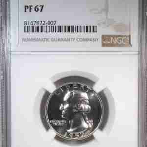 1952 Proof Silver Washington Quarter "Superbird" NGC PF67 Coin AT787
