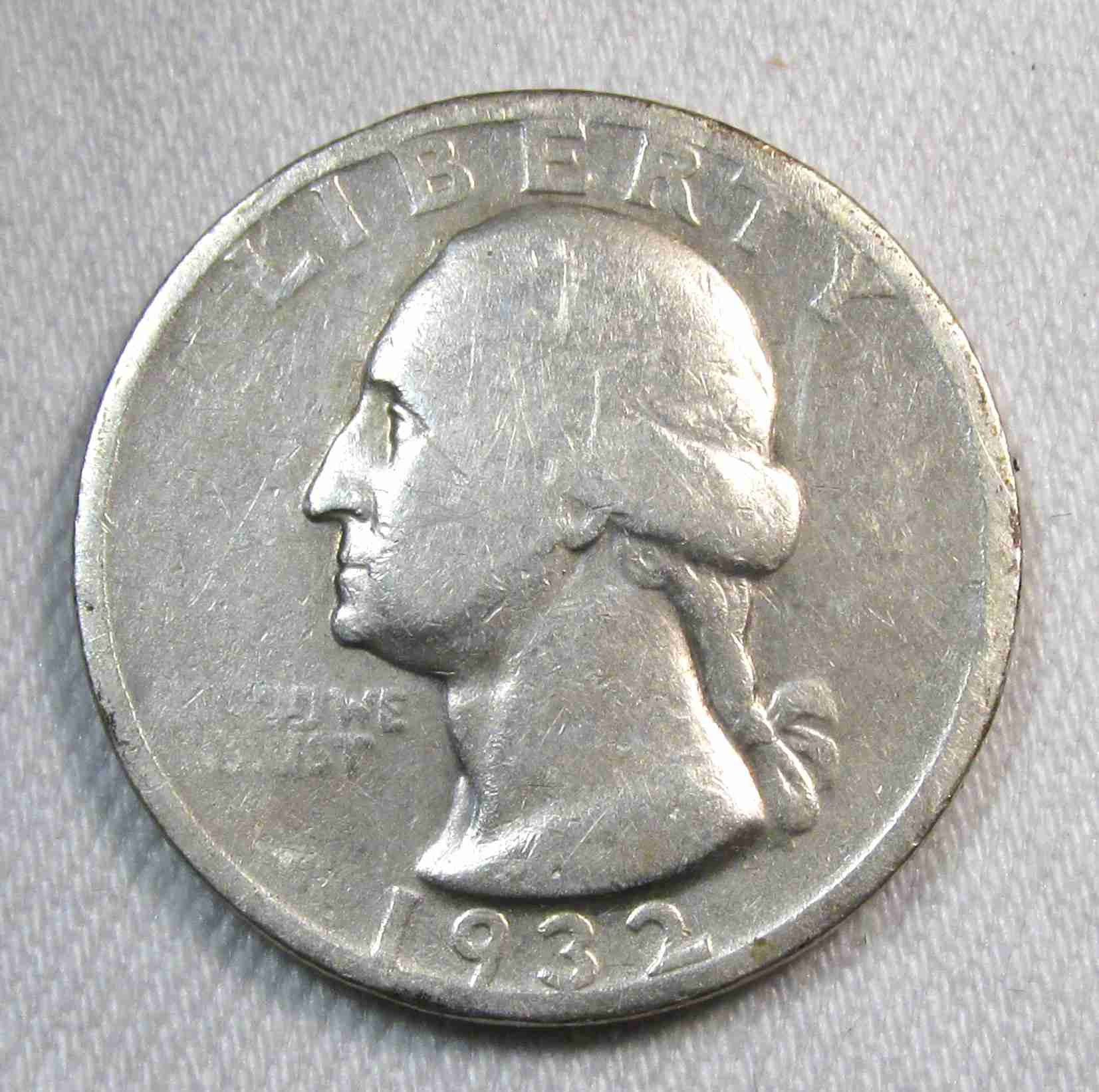1932-S Silver Washington Quarter G Details Coin AU361