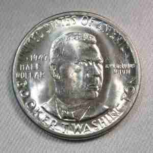 1947 Booker T. Washington Commemorative Silver Half Dollar CH UNC Coin AU531