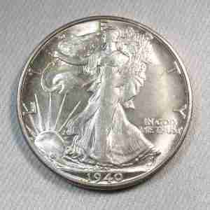 1940-S Silver Walking Liberty Half Dollar VCH AU Coin AU538