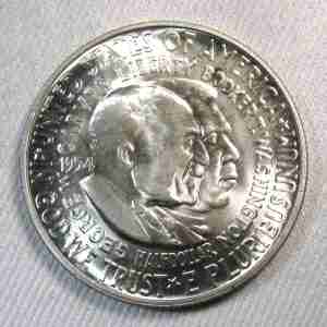1954 Washington-Carver Commemorative Silver Half Dollar CH UNC Coin AU585